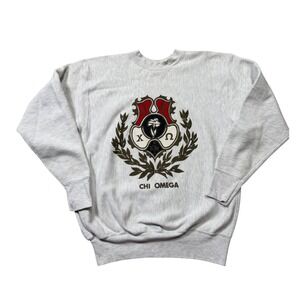 Vintage Chi Omega Sorority Sweatshirt – Cozy Worn In Crewneck